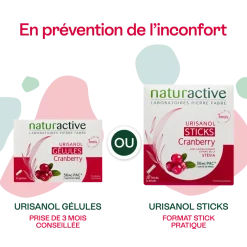Urisanol Naturactive Confort urinaire Entretien Bio – 30 gélules