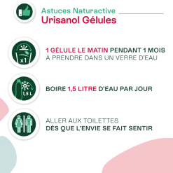 Urisanol Naturactive Confort urinaire Entretien Bio – 30 gélules