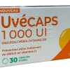 Uvécaps 1000 UI Crinex - boite de 30 capsules molles