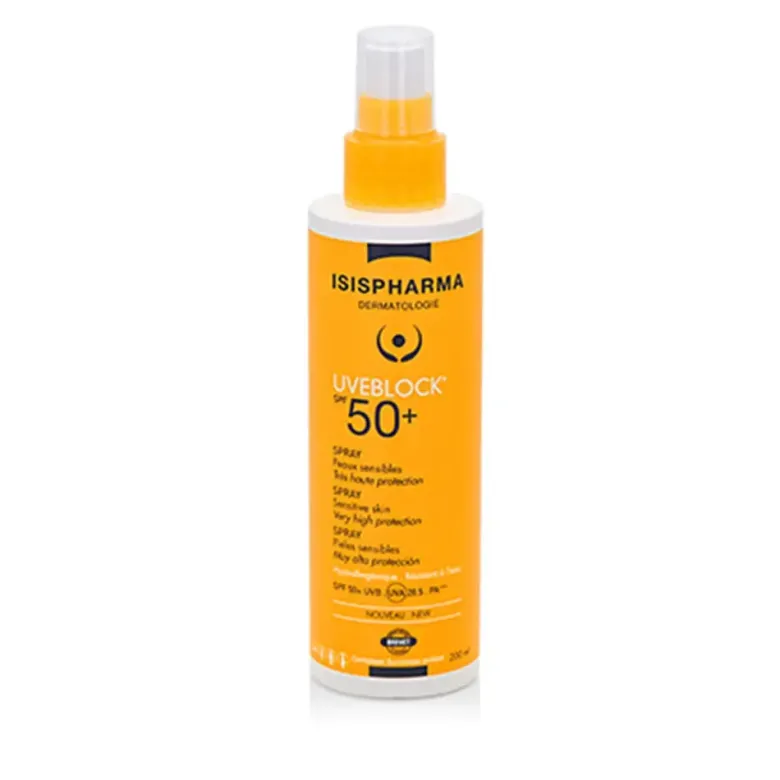 Uveblock spray solaire très haute protection spf50+ Isispharma - spray de 200ml