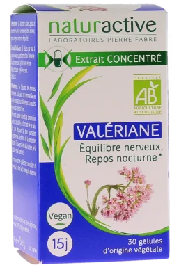 Valériane bio Naturactive - boite de 30 gélules