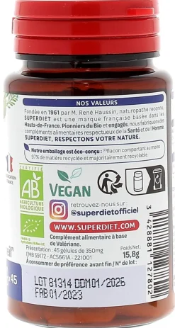 Valériane bio Super Diet