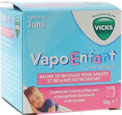 VapoEnfant baume de massage Vicks - pot de 50g