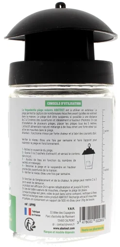 Veganbottle piège volants guêpes et mouches Abatout - un piège
