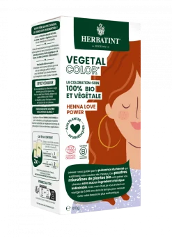 Vegetal color bio Herbatint - boîte de 2 sachets de 50g