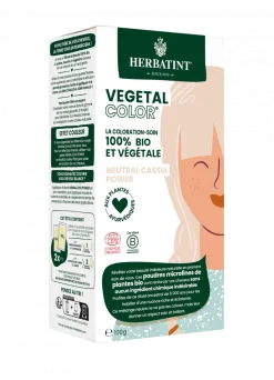 Vegetal color bio Herbatint - boîte de 2 sachets de 50g