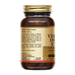 Vegetarian digestive enzymes Solgar - pot de 50 comprimés