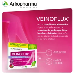 Veinoflux Jambes légères et toniques Arkopharma