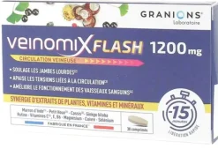 Veinomix flash 1200 mg circulation veineuse Granions - boîte de 30 comprimés