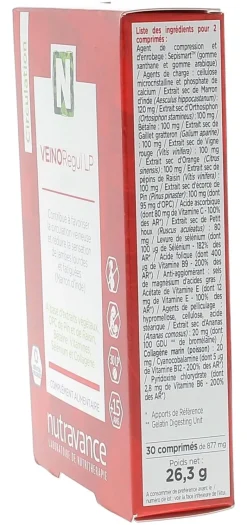 VEINORegul LP Nutravance - boîte de 30 comprimés