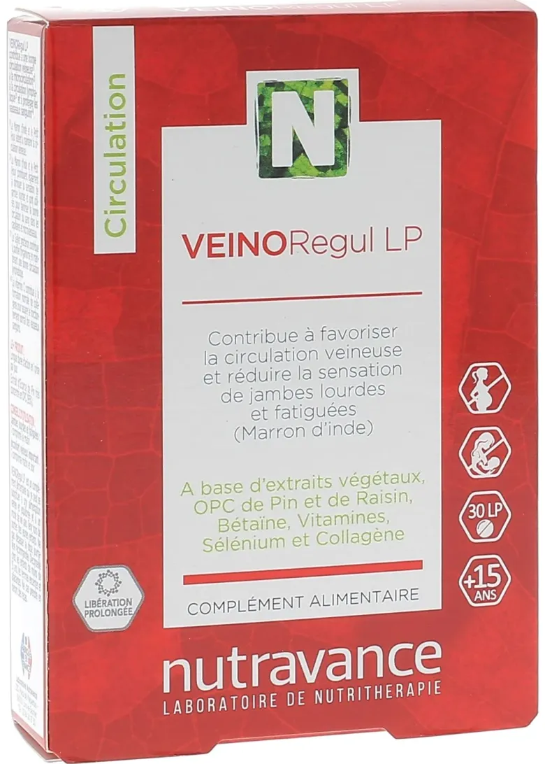 VEINORegul LP Nutravance - boîte de 30 comprimés