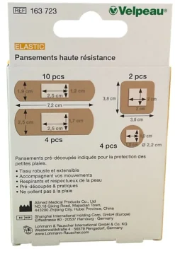 Velpeau Elastic haute résistance pré-découpés Lohmann Rauscher - boite de 20 pièces