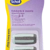 Velvet Smooth Rouleaux de remplacement exfoliants et lissants Scholl - 2 rouleaux de remplacement