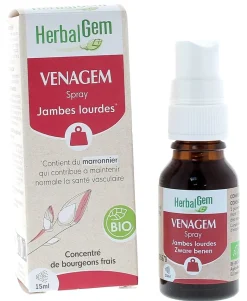 Venagem jambes lourdes bio Herbalgem - spray de 15ml