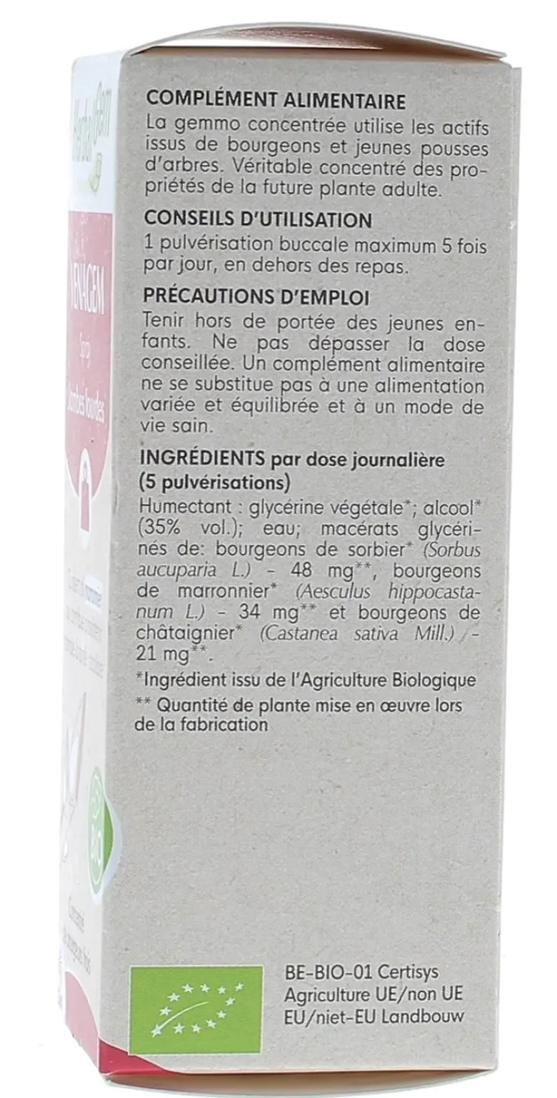 Venagem jambes lourdes bio Herbalgem - spray de 15ml