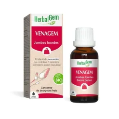 Venagem jambes lourdes bio Herbalgem - flacon de 30ml
