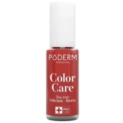 Vernis color care tea tree Poderm - flacon de 8ml