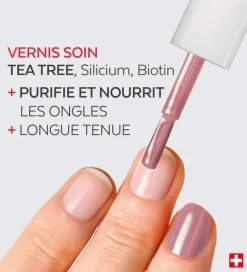 Vernis color care tea tree Poderm - flacon de 8ml