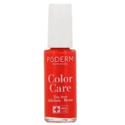 Vernis color care tea tree Poderm - flacon de 8ml