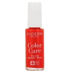 Vernis color care tea tree Poderm - flacon de 8ml