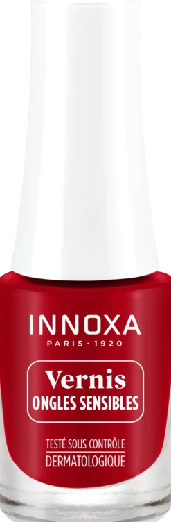 Vernis à ongles hypoallergénique Coquelicot 602 Innoxa - flacon de 4,8 ml