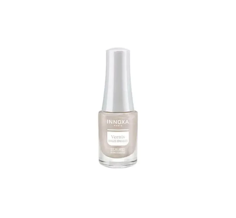 Vernis à ongles hypoallergénique Blanc nacré 201 Innoxa - flacon de 5 ml