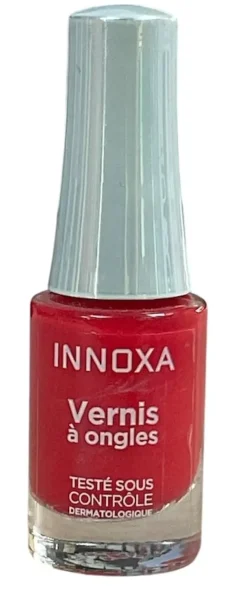 Vernis à ongles rouge désir 411 Innoxa - flacon de 5ml