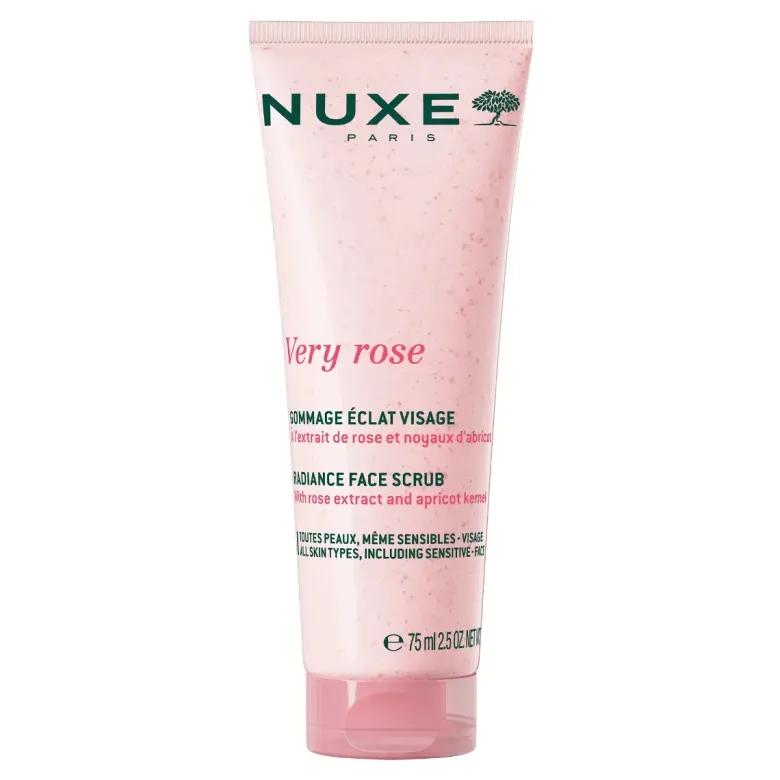 Very Rose gommage éclat visage Nuxe - tube de 75ml