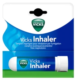 Vicks Inhaler – 1 tampon imprégné pour inhalation par fumigation