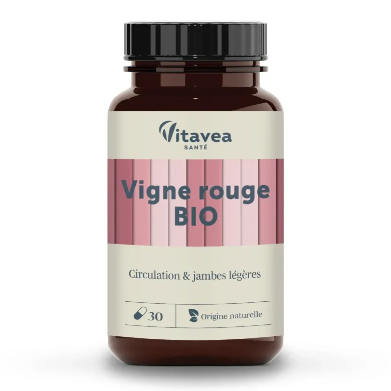 Vigne rouge bio Vitavea - boîte de 30 gélules