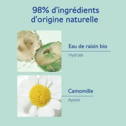 Vinoclean eau de raisin micellaire démaquillante Caudalie - flacon pompe de 400ml