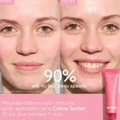 VinoHydra crème sorbet hydratante Caudalie - tube de 60ml