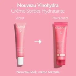 VinoHydra crème sorbet hydratante Caudalie - tube de 60ml
