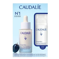 Vinoperfect coffret sérum anti-taches + mousse micro-peeling Caudalie - coffret de 2 produits