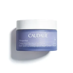 Vinoperfect crème nuit glycolique anti-taches Caudalie - pot rechargeable de 50ml