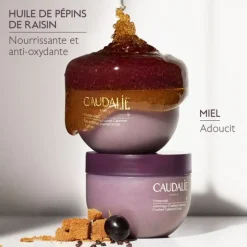 Vinosculpt gommage Crushed Cabernet Caudalie - pot de 250g