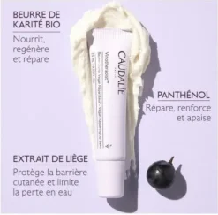 Vinotherapist Baume lèvres vegan réparateur Caudalie - tube de 7,5ml