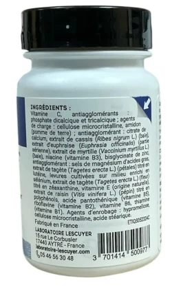Visiotonic bonne vision Lescuyer - pot de 60 comprimés