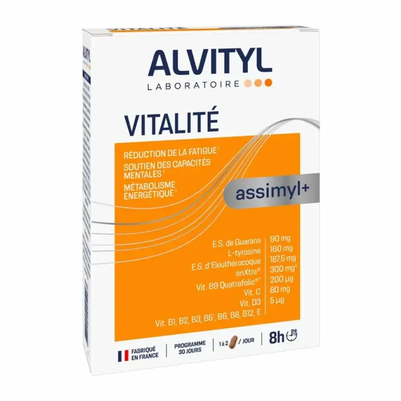 Vitalité assimyl+ Alvityl - boite de 30 comprimés