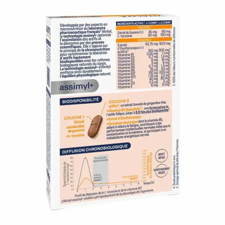 Vitalité assimyl+ Alvityl - boite de 30 comprimés