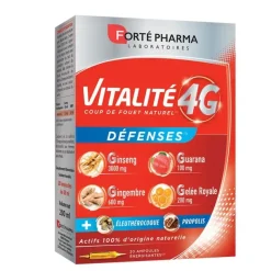 Vitalité 4G défenses Forte pharma - boîte de 20 ampoules de 10ml