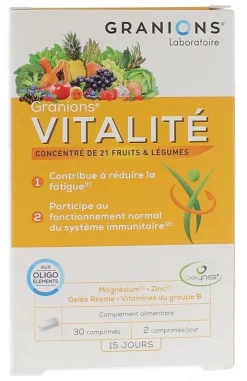 Vitalité Granions - boîte de 30 comprimés