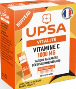 Vitalité Vitamine C 1000 mg Upsa - boite de 10 sachet-doses