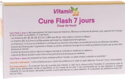 Vitamin 22 cure flash 7 jours Ineldea - boite de 7 flacons unidoses de 30 ml