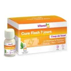 Vitamin 22 cure flash 7 jours Ineldea - boite de 7 flacons unidoses de 30 ml