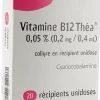 Vitamine B12 collyre Théa – 20 unidoses