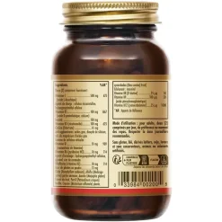 Vitamine B Complexe avec Vitamine C Solgar - boîte de 100 comprimés