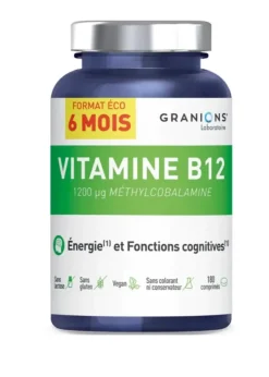 Vitamine B12 1000 µg Granions - pot de 180 comprimés