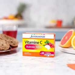 Vitamine C Acérola 1000 Juvamine - boîte de 30 comprimés à croquer