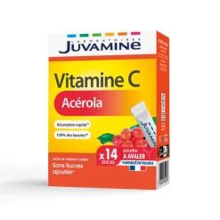 Vitamine C Acérola Juvamine - boite de 14 stick